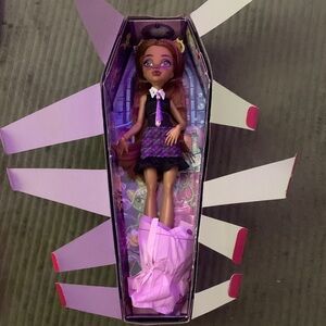 🖤 Monster High Buried Secrets Clawdeen Wolf Doll – NEW & UNOPENED Accessories 🐺💜